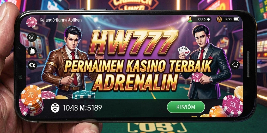 Tangkapan layar HW777 menunjukkan gameplay Kasino yang mendebarkan dan penuh aksi.
