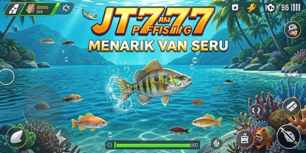 Screenshot JT777 menampilkan gameplay memancing yang seru dan dinamis.