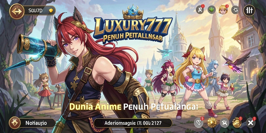 Gameplay LUXURY777 yang mengasyikkan dalam dunia Anime.