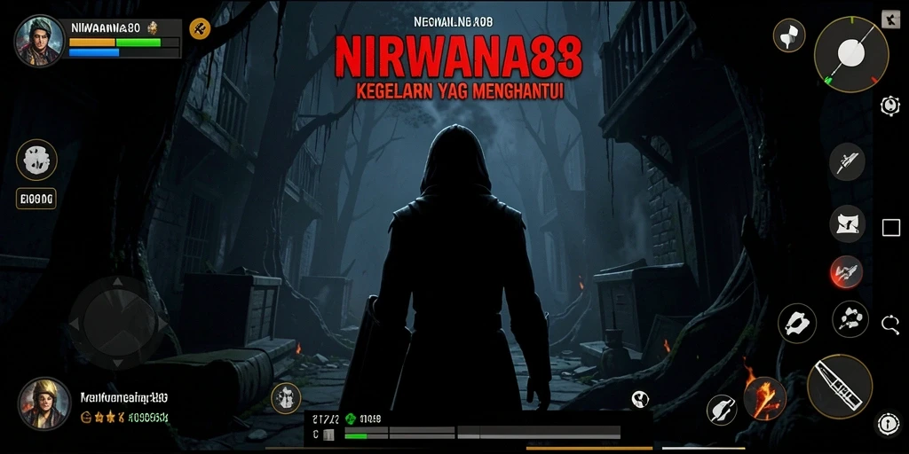 Screenshot menunjukkan momen menegangkan dari gameplay Horror.