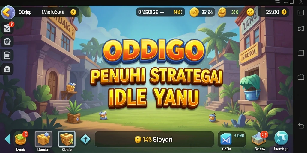 Screenshot gameplay ODDIGO yang menggambarkan keseruan permainan Idle.