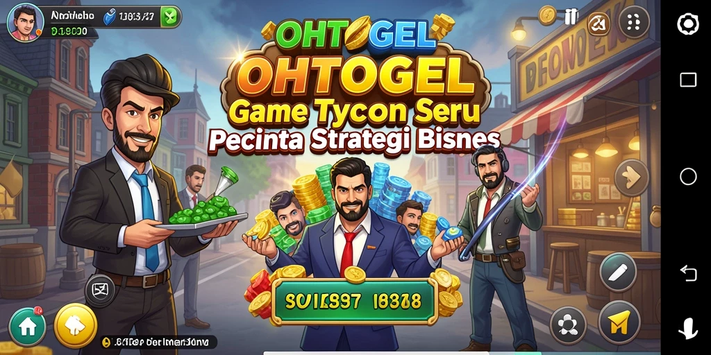 Screenshot OHTOGEL menampilkan aksi seru dalam membangun bisnis.