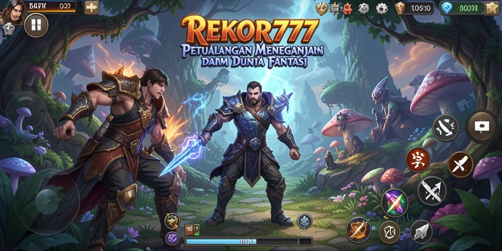 Tampilan gameplay <strong>REKOR777</strong> yang penuh aksi dan petualangan.