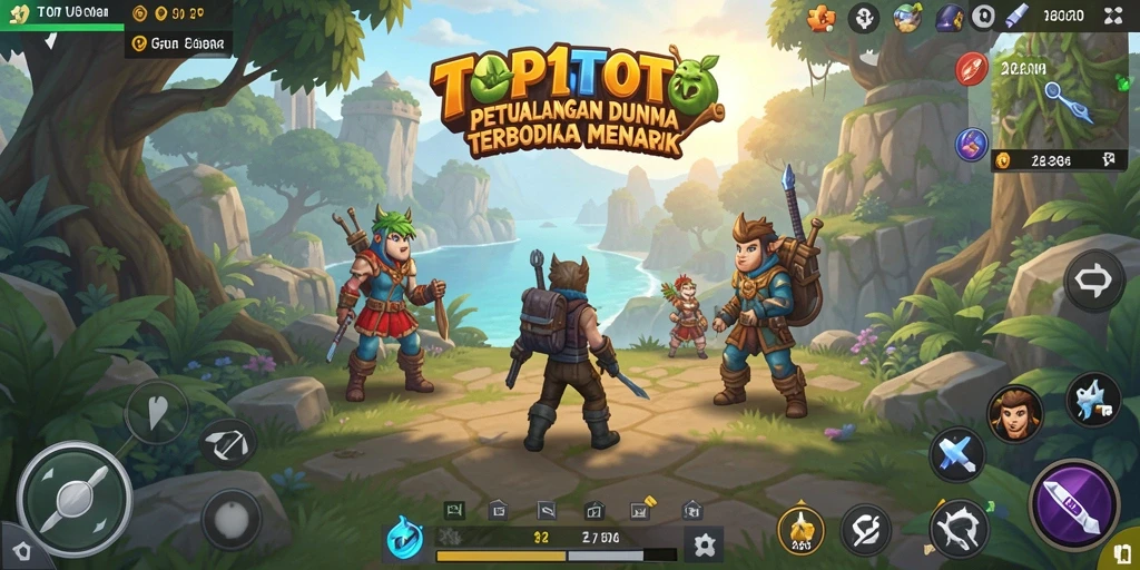 Tangkapan layar utama gameplay Open World yang mengagumkan.